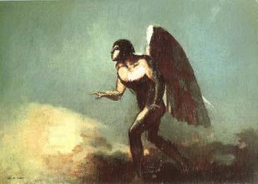 Odilon Redon The Winged Man or the Fallen Angel China oil painting art